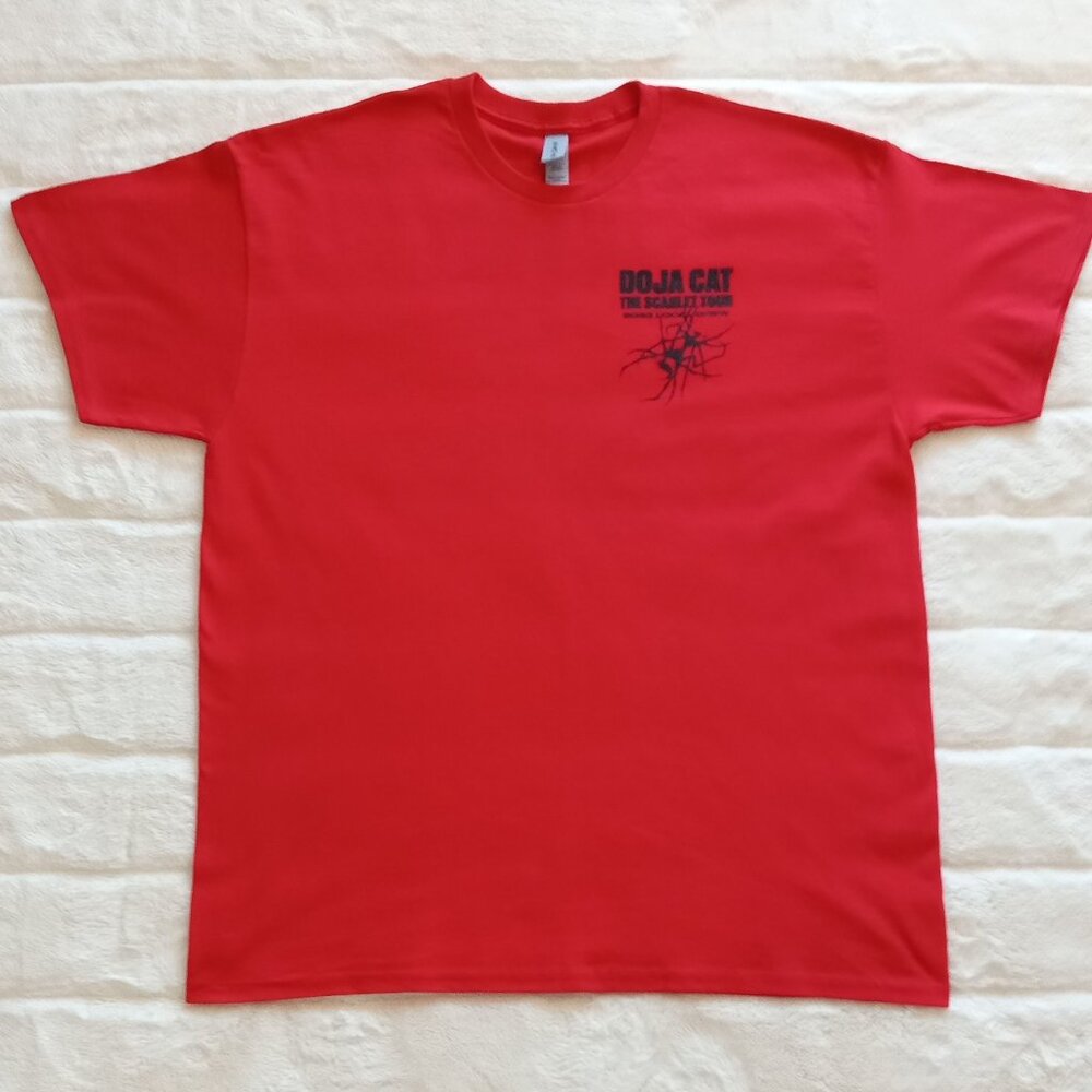 Doja Cat The Scarlet Tour Las Vegas 2023 XL Crew T-Shirt -RARE! NEW